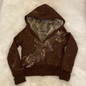 Miss Me reversible hoodie!!